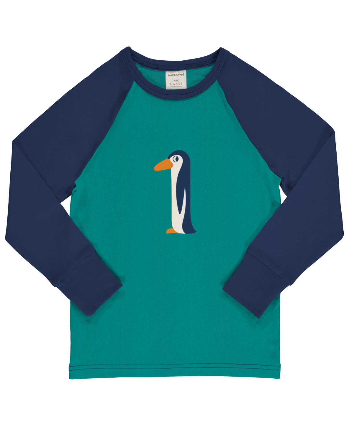 Maxomorra Langarmshirt Raglanärmel 1 Jahr GOTS