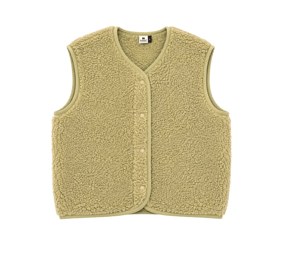 Alwero Weste TYB Adult aus Bio-Wolle Ultralight Pistachio