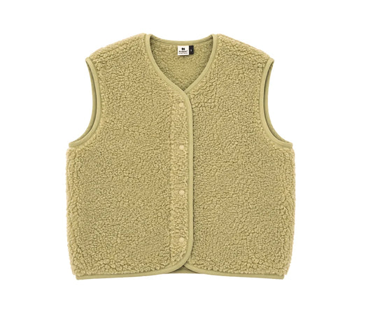 Alwero Weste TYB Adult aus Bio-Wolle Ultralight Pistachio