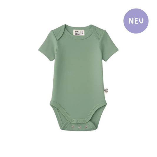 Eve + Olive Baby Body - Kurzarm - Brave Eucalyptus