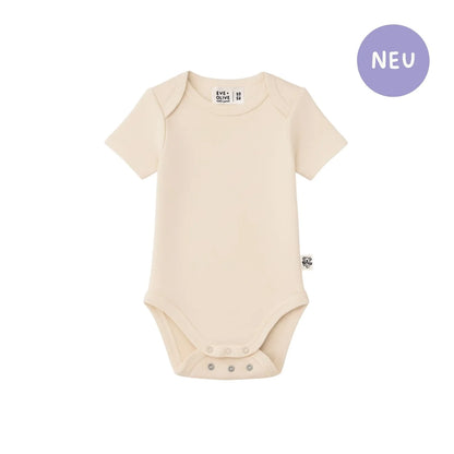 Eve + Olive Baby Body - Kurzarm - Cute Beige