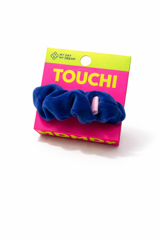 My Day My Dream Scrunchie M - electric blue