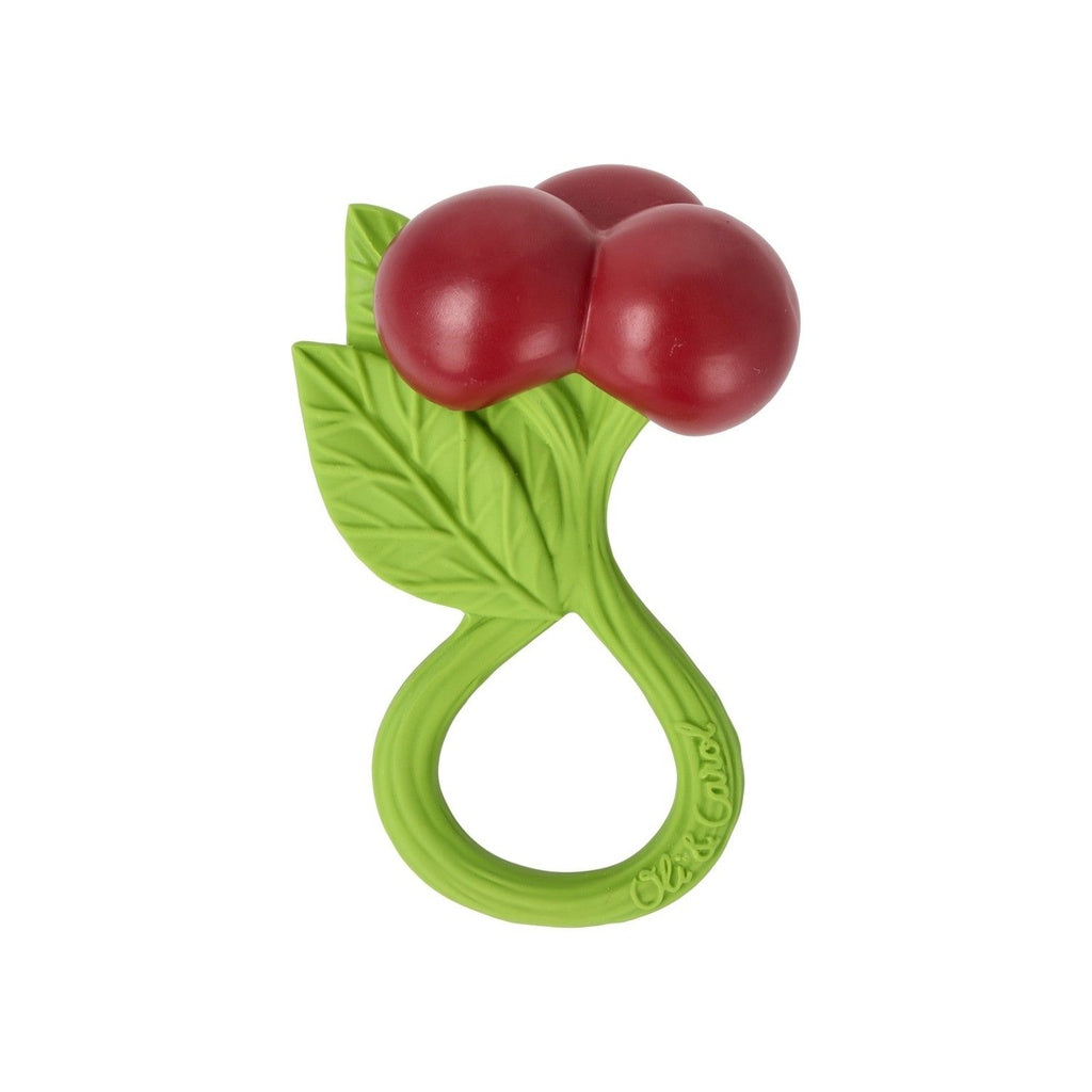 Oli & Carol Rassel und Beißspielzeug - Cherry Rattle Toy