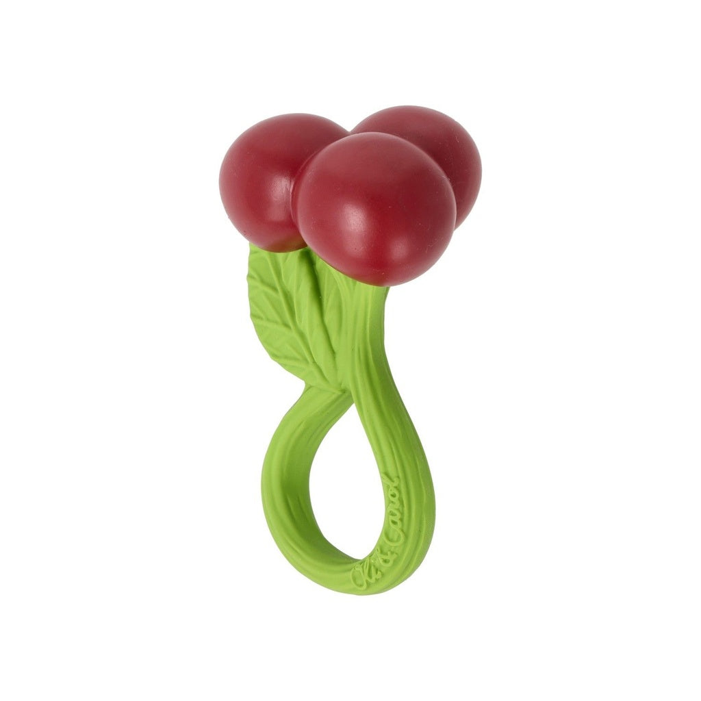 Oli & Carol Rassel und Beißspielzeug - Cherry Rattle Toy