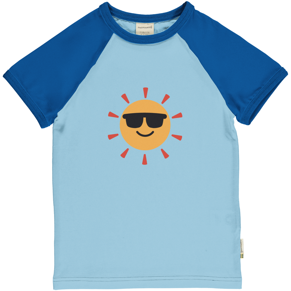 Maxomorra T-Shirt Raglan SUN GOTS