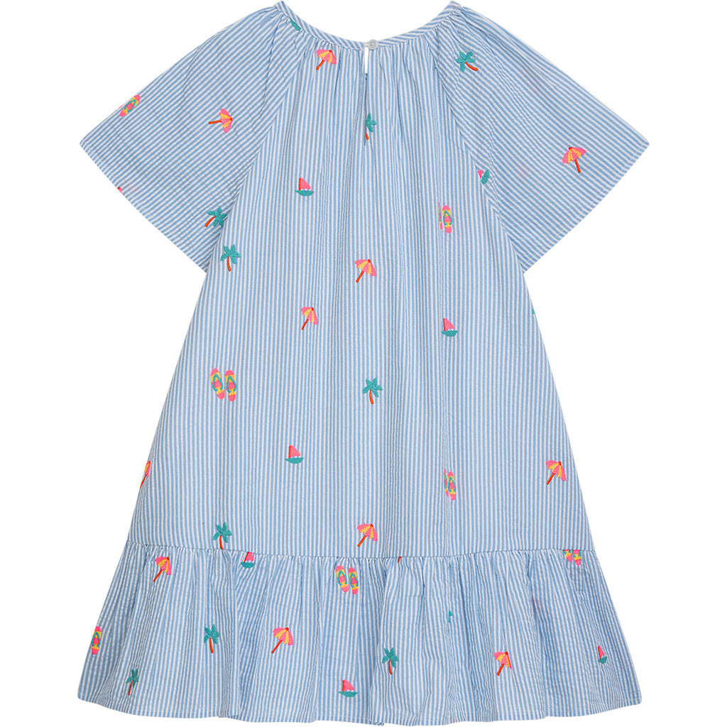 Danamde Kleid Kurzam DJANE mit Stickerei