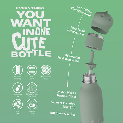 Asobu Trinkflasche Bestie Cillian The Dinosaur