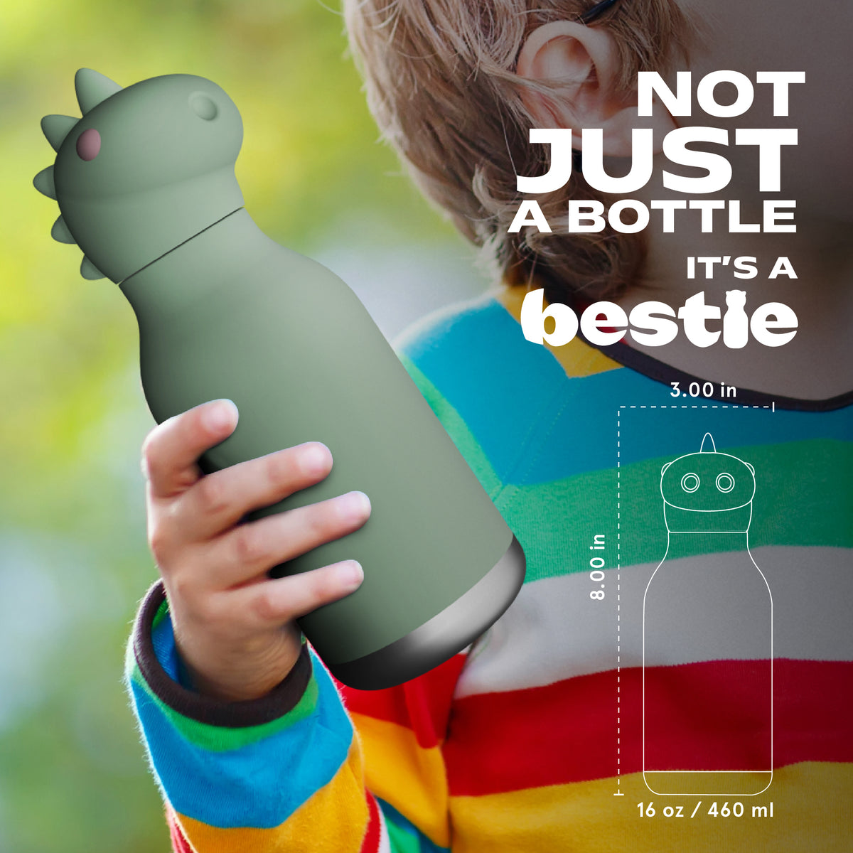 Asobu Trinkflasche Bestie Cillian The Dinosaur