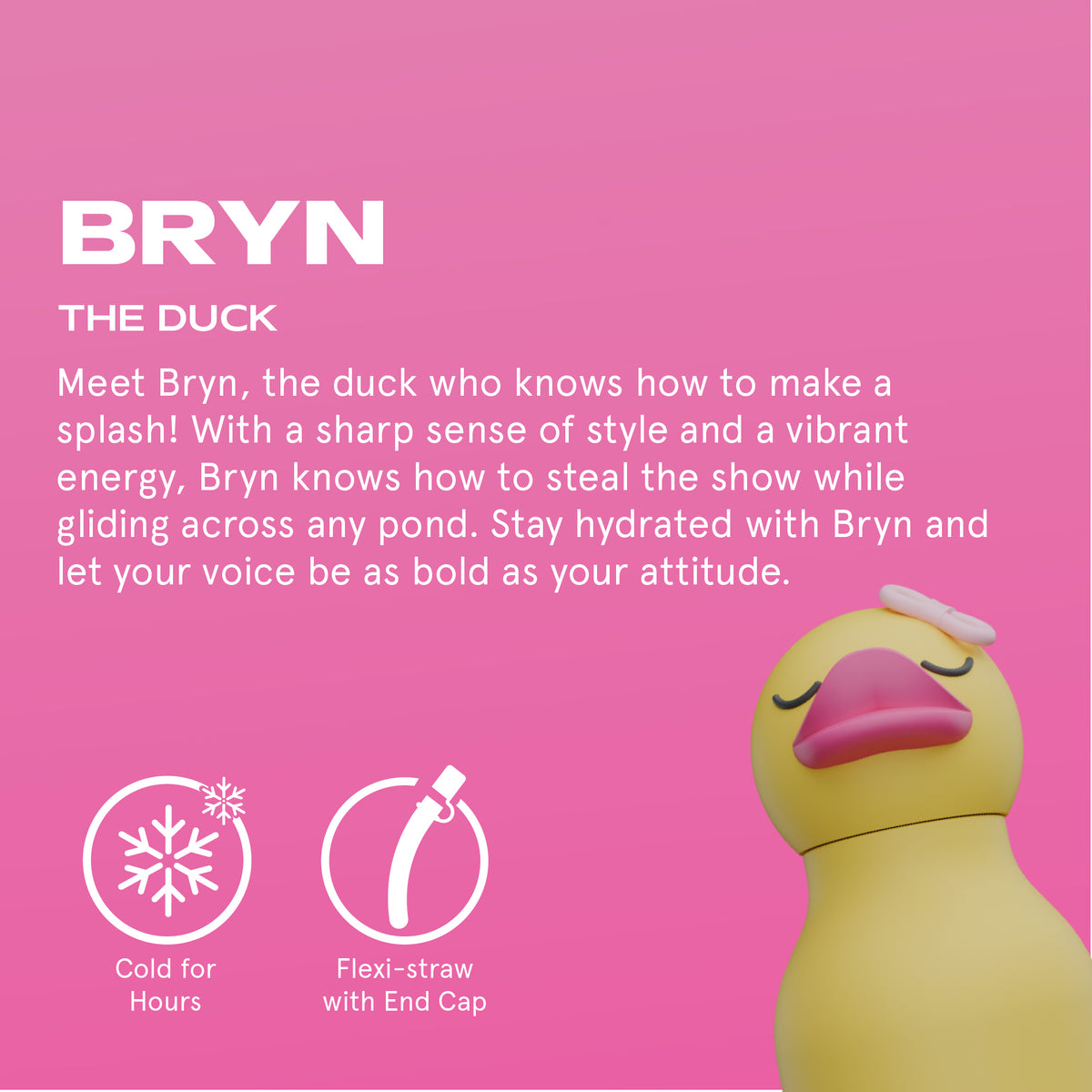 Asobu Trinkflasche Bestie Bryn The Duck