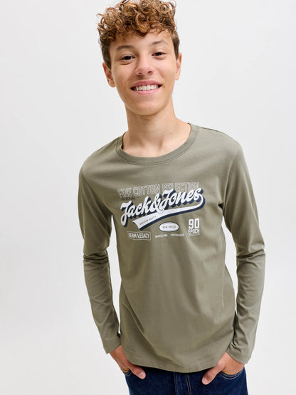 Jack & Jones Junior Langarmshirt mit Brustprint