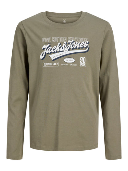 Jack & Jones Junior Langarmshirt mit Brustprint