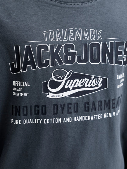 Jack & Jones Junior Langarmshirt mit Brustprint