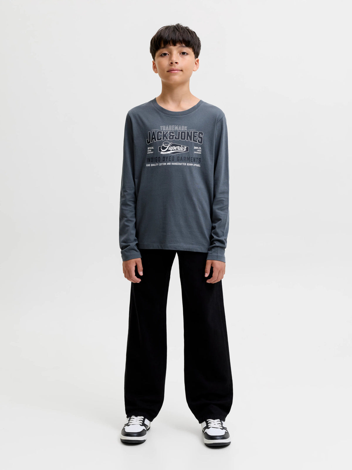 Jack & Jones Junior Langarmshirt mit Brustprint