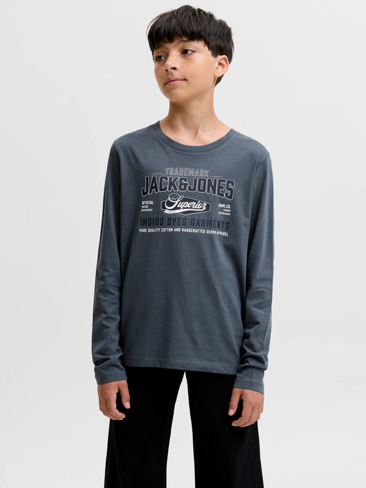 Jack & Jones Junior Langarmshirt mit Brustprint
