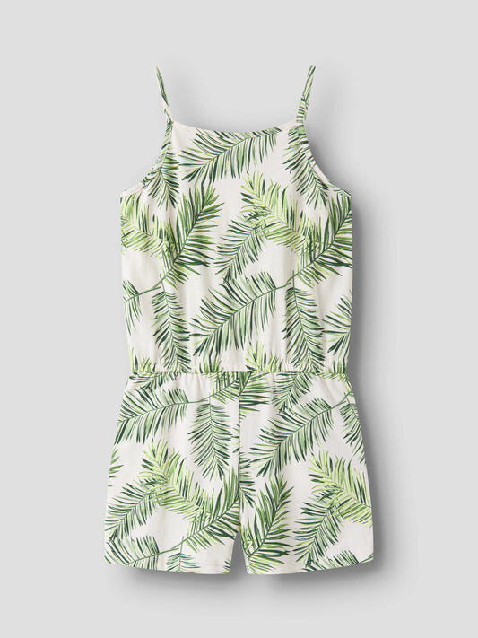 Name it Jumpsuit mit Blätterprint
