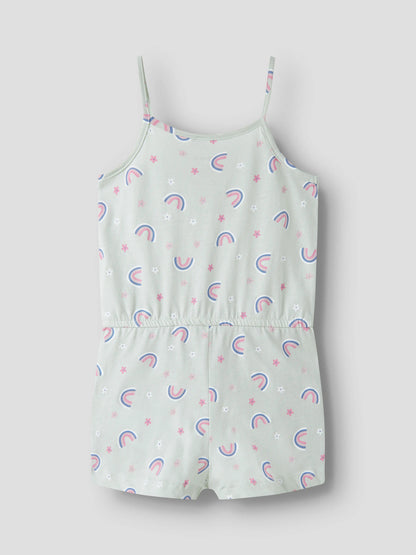 Name it Jumpsuit mit Regenbogenprint