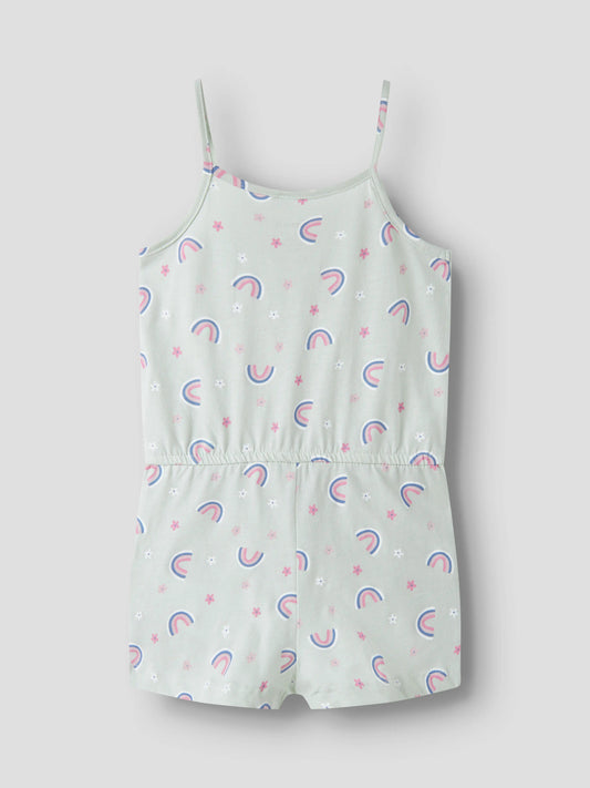 Name it Jumpsuit mit Regenbogenprint