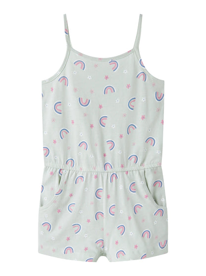 Name it Jumpsuit mit Regenbogenprint