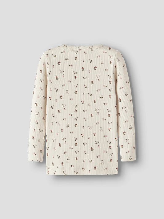 Lil'Atelier Langarmshirt mit floralem Print aus Bio-Baumwolle