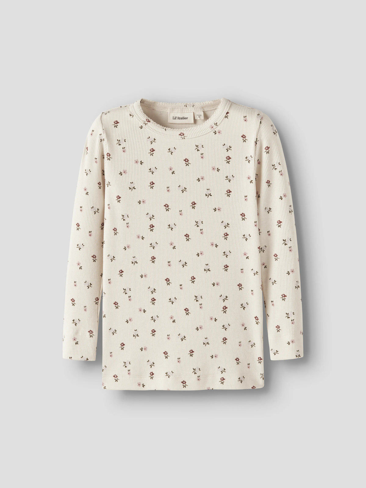 Lil'Atelier Langarmshirt mit floralem Print aus Bio-Baumwolle