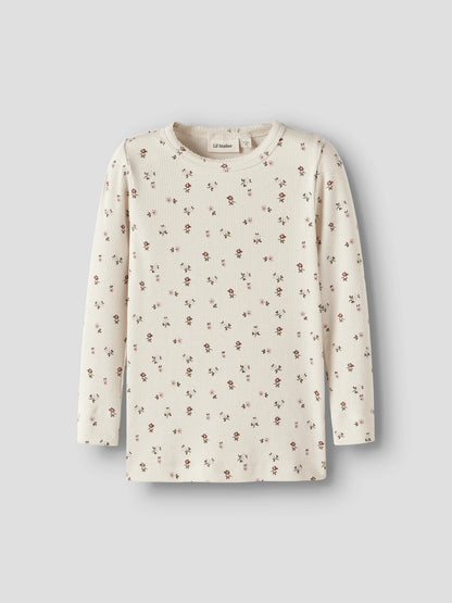 Lil'Atelier Langarmshirt mit floralem Print aus Bio-Baumwolle