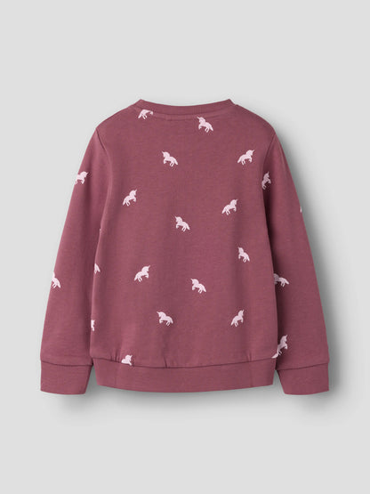 Name it Sweatshirt mit Einhörnern