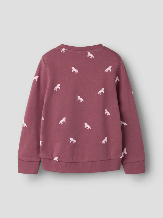 Name it Sweatshirt mit Einhörnern