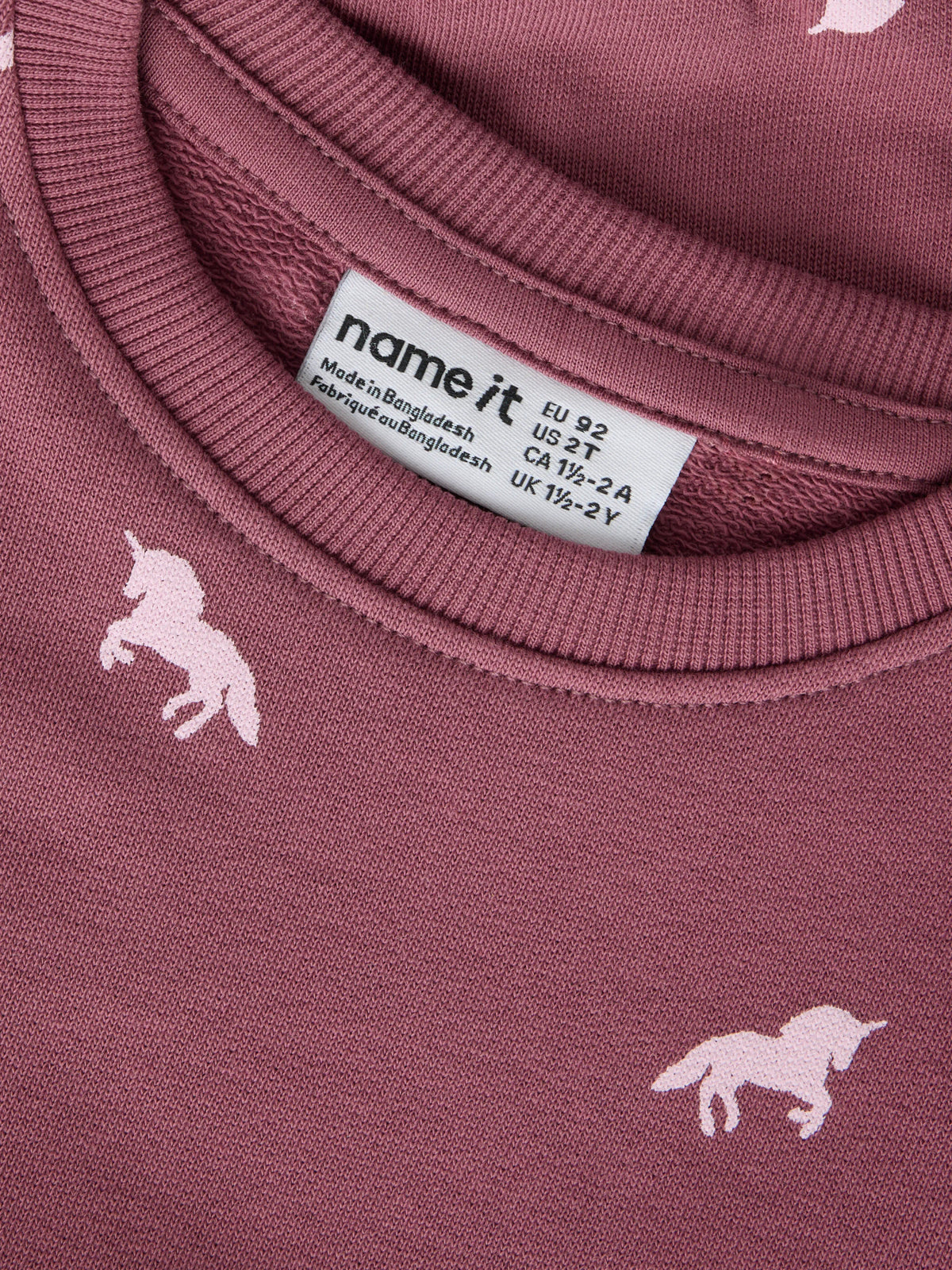 Name it Sweatshirt mit Einhörnern