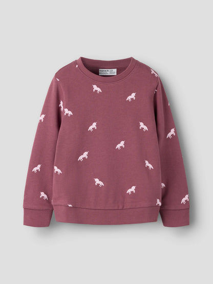 Name it Sweatshirt mit Einhörnern
