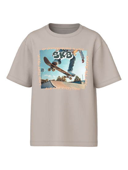 Name it T-Shirt mit Skateboardprint