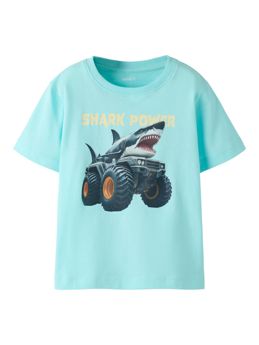 Name it T-Shirt mit Fotoprint 'Monster Shark'