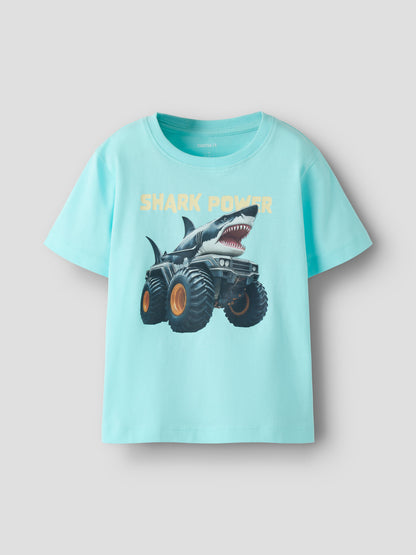 Name it T-Shirt mit Fotoprint 'Monster Shark'