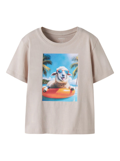 Name it T-Shirt mit Fotoprint 'Sheep'