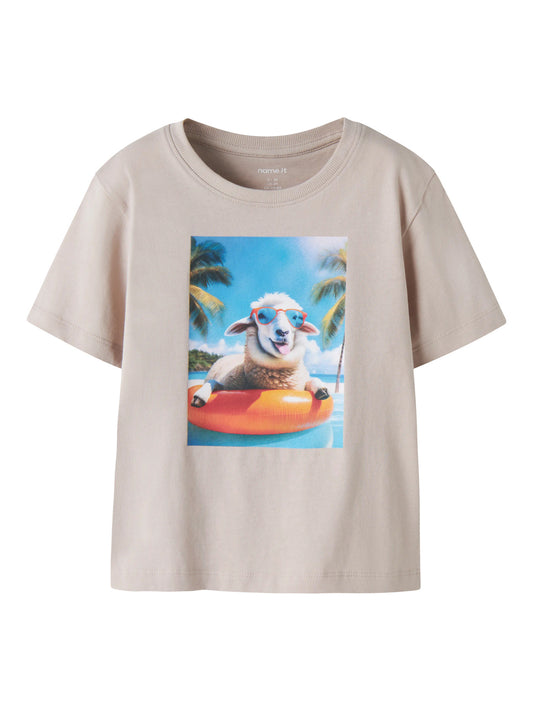 Name it T-Shirt mit Fotoprint 'Sheep'