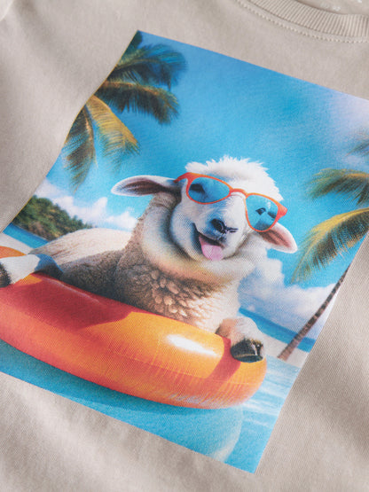 Name it T-Shirt mit Fotoprint 'Sheep'
