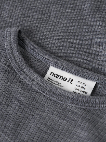 Name it Body Langarm aus Merinowolle