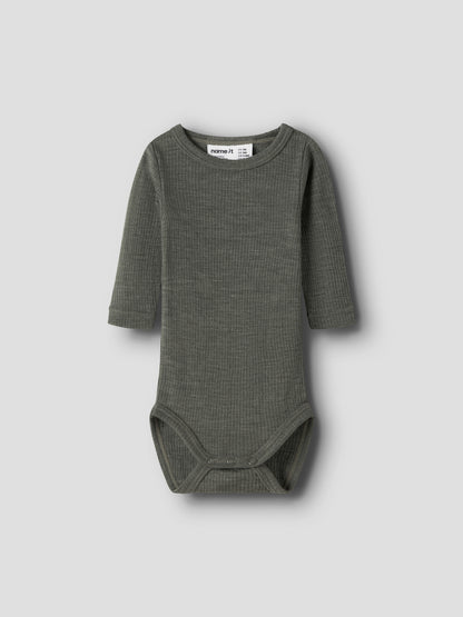 Name it Body Langarm aus Merinowolle