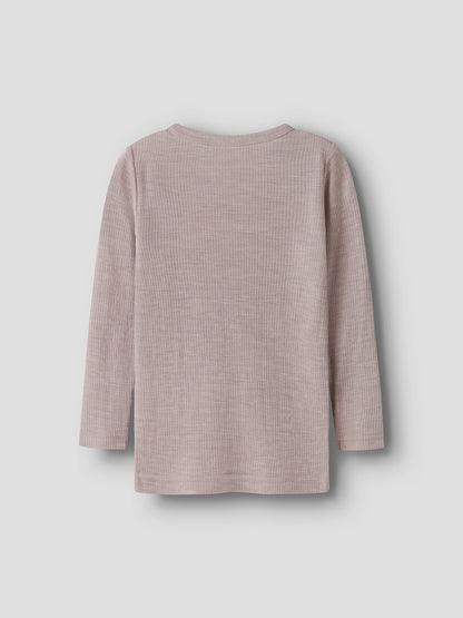 Name it Langarmshirt aus Merinowolle