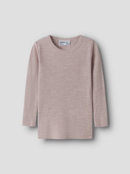 Name it Langarmshirt aus Merinowolle