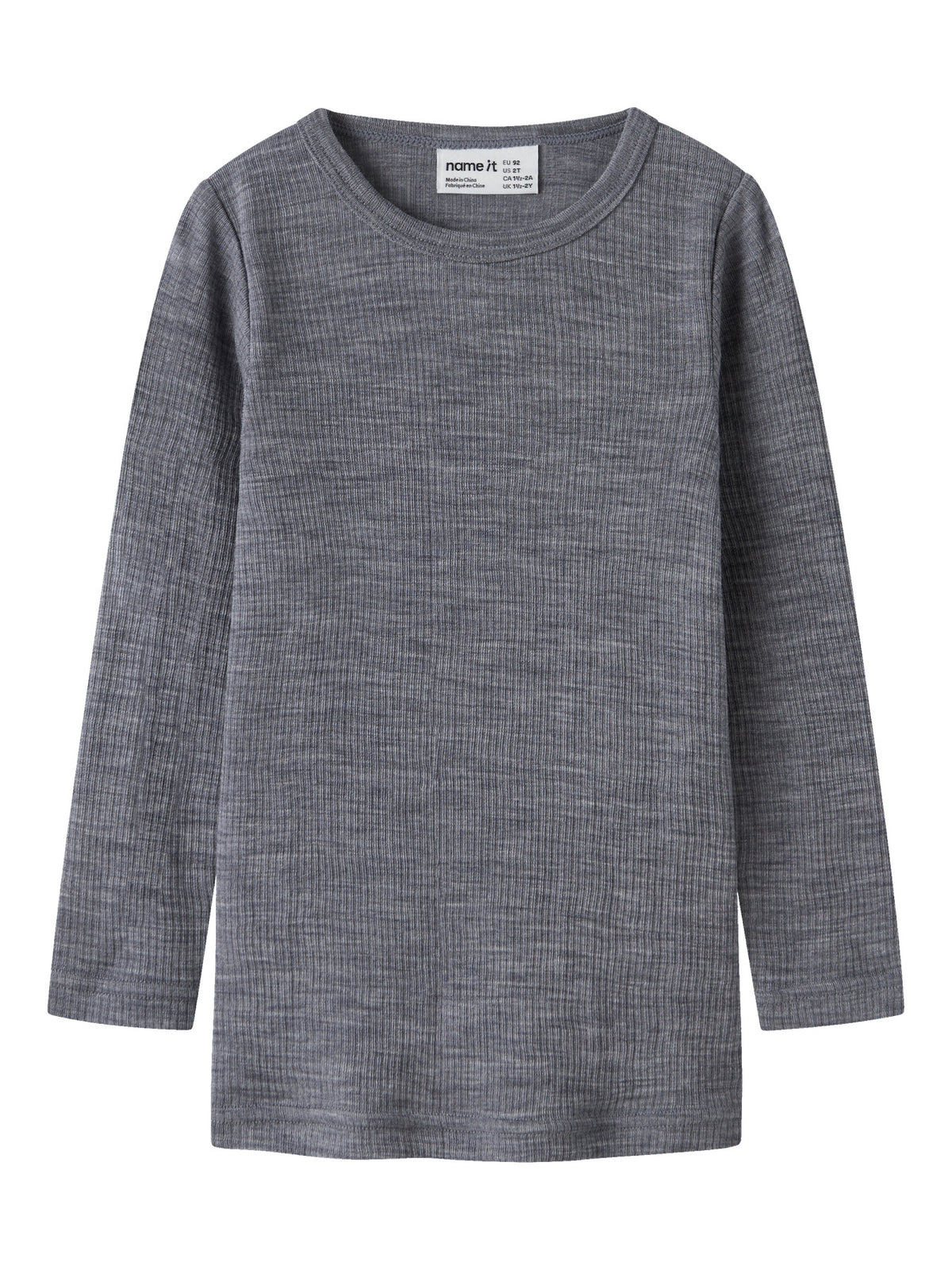 Name it Langarmshirt aus Merinowolle