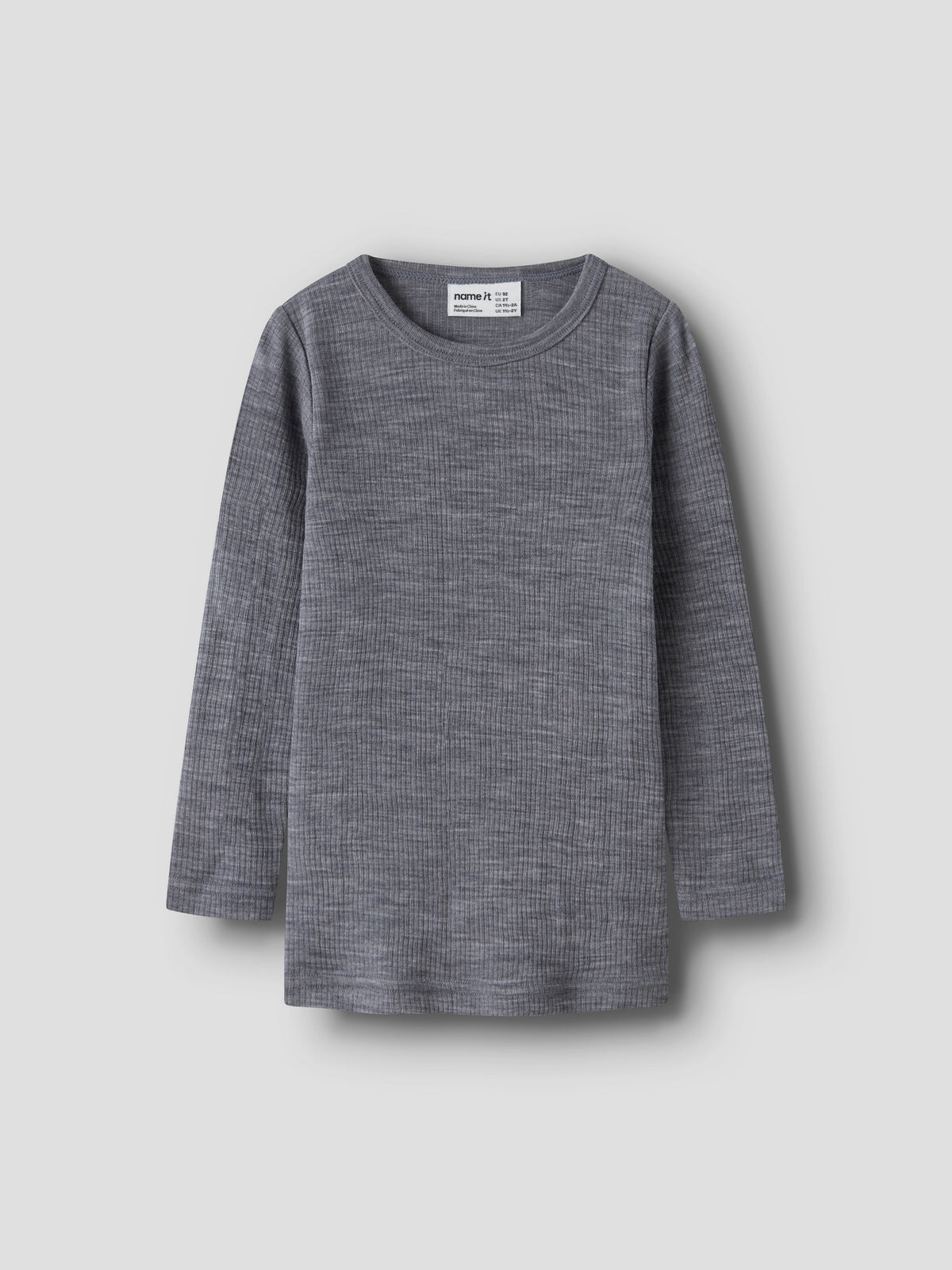 Name it Langarmshirt aus Merinowolle