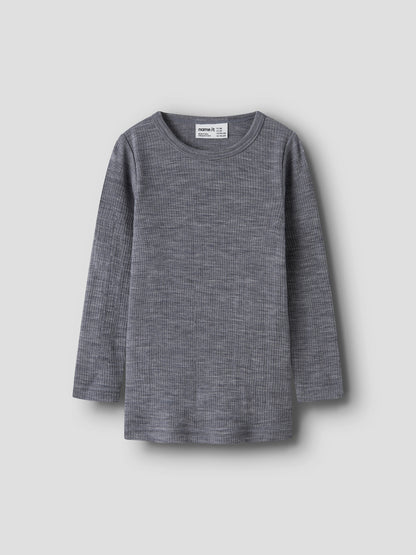 Name it Langarmshirt aus Merinowolle
