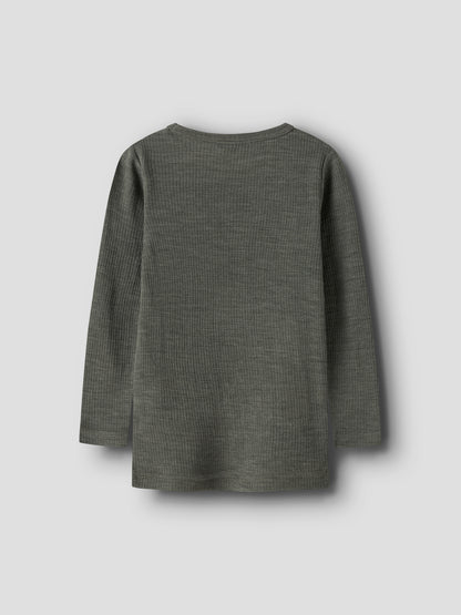 Name it Langarmshirt aus Merinowolle