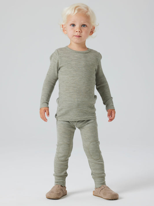 Name it Leggings aus Merinowolle