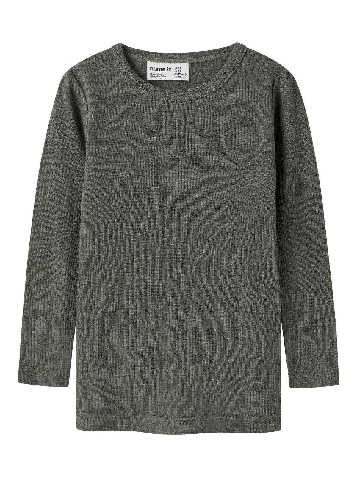 Name it Langarmshirt aus Merinowolle