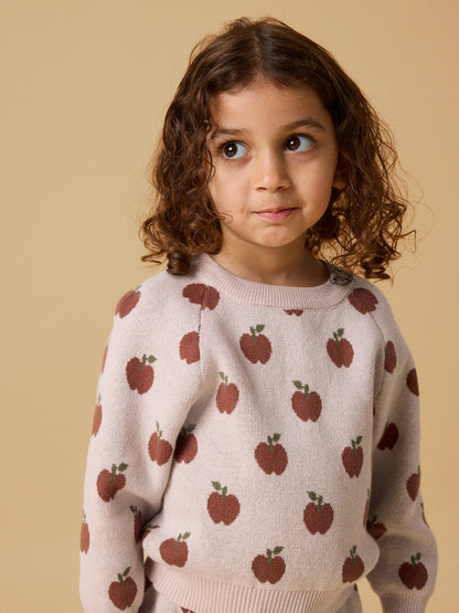 Lil'Atelier Strickpullover aus Bio-Baumwolle