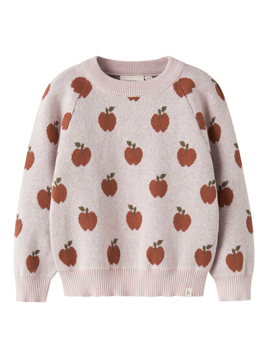 Lil'Atelier Strickpullover aus Bio-Baumwolle