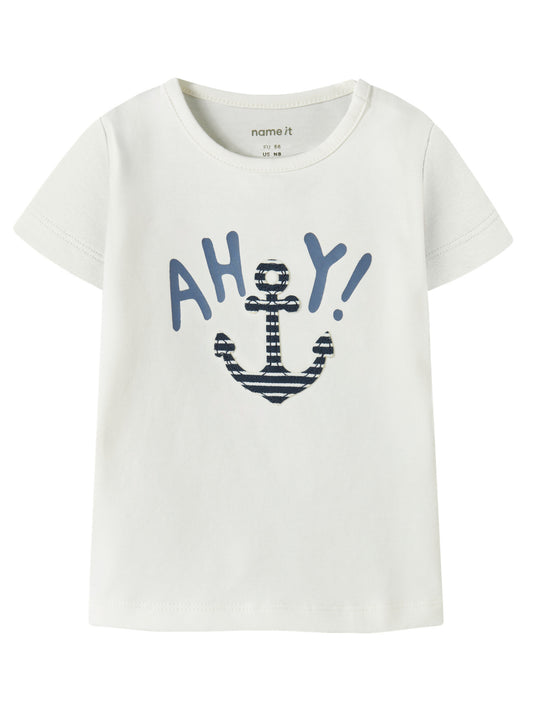 Name it T-Shirt mit Ankerapplikation