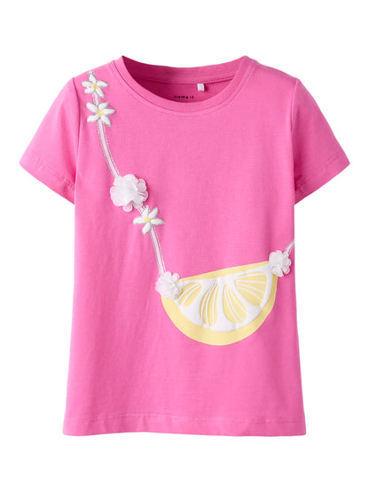 Name it T-Shirt mit 3D-Druck aus Bio-Baumwolle