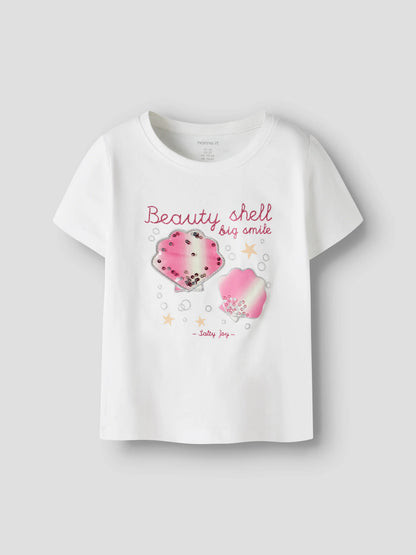 Name it T-Shirt mit 3D-Druck aus Bio-Baumwolle